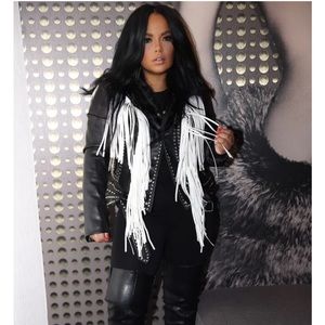 Azalea Nichole Lynel Moto Tassel Jacket